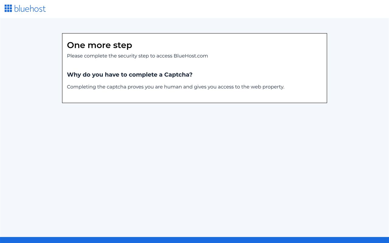 Bluehost homepage showing the WordPress-recommended web host with one-click WordPress, free domain, and beginner-friendly plans